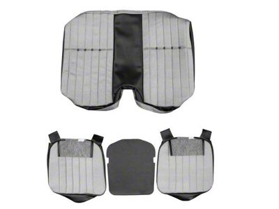 Custom/Deluxe Interior Cloth Rear Bench Seat Upholstery Kit (1973 Camaro Coupe)