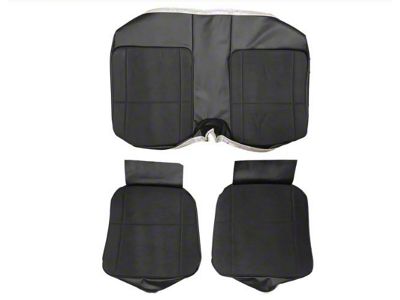 Custom/Deluxe Interior Cloth Rear Bench Seat Upholstery Kit (1979 Camaro Berlinetta Coupe)