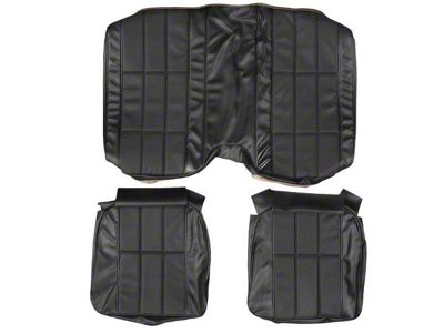 Custom/Deluxe Interior Cloth Rear Bench Seat Upholstery Kit (1976 Camaro Coupe)