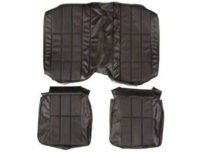 Custom/Deluxe Interior Cloth Rear Bench Seat Upholstery Kit (1978 Camaro Coupe)