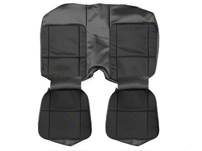 Custom/Deluxe Interior Cloth Rear Bench Seat Upholstery Kit (1980 Camaro Berlinetta Coupe)