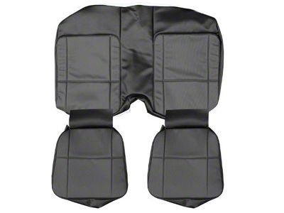 Custom/Deluxe Interior Cloth Rear Bench Seat Upholstery Kit (1981 Camaro Berlinetta Coupe)