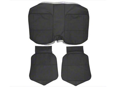 Custom/Deluxe Interior Rear Bench Seat Upholstery Kit (1979 Camaro Berlinetta Coupe)