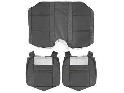 Custom/Deluxe Interior Rear Bench Seat Upholstery Kit (1974 Camaro Coupe)