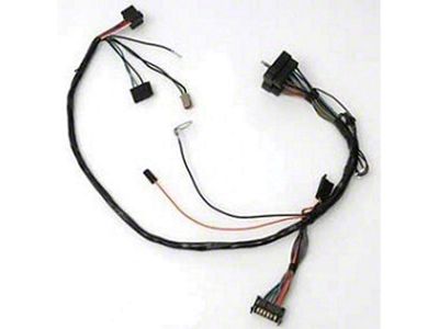 Camaro Dash Instrument Cluster Wiring Harness, With WarningLights, 1972