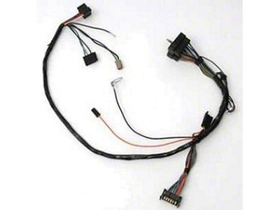 Camaro Dash Instrument Cluster Wiring Harness, With WarningLights & Seat Belt Warning, 1972