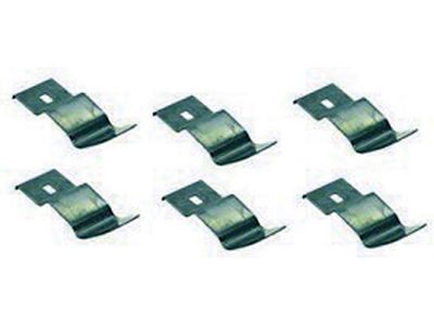 Dash Pad Attachment Clip Set,1969