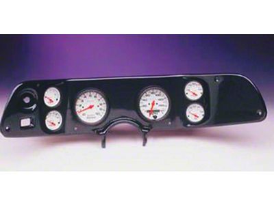 Camaro Dash Panel, With 6 AutoMeter Phantom II Gauges, Carbon Fiber, 1970-1978