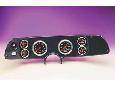 1970-1978 Camaro Dash Panel, With 6 AutoMeter Sport Comp II Gauges, Carbon Fiber