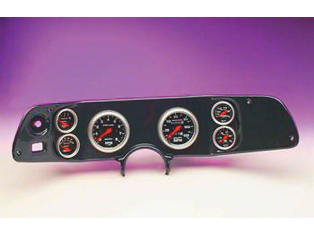 1970-1978 Camaro Dash Panel, With 6 AutoMeter Sport Comp II Gauges, Carbon Fiber