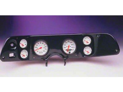 1970-1978 Camaro Dash Panel, With 6 AutoMeter Ultra-Lite Gauges, Black