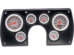 Camaro Dash Panel, With 6 AutoMeter Ultra Lite Gauges, Black, 1982-1989