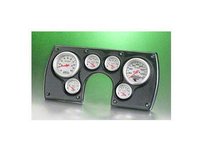 Camaro Dash Panel, With 6 AutoMeter Ultra Lite Gauges, Carbon Fiber, 1982-1989