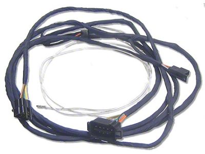 Camaro Dash To Quarter Wiring Harness, Coupe, For Cars WithUnder Dash Lights, 1969