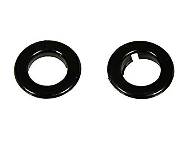 Camaro Dash Vent Pull Knob Ferrules, Black, 1968