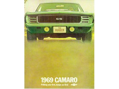 1969 Camaro Color Sales Brochure