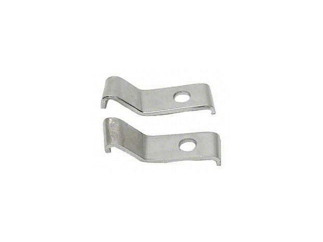 Camaro Deluxe Bumper Guard Mounting Brackets, Front, 1969