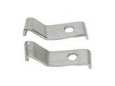 Camaro Deluxe Bumper Guard Mounting Brackets, Front, 1969