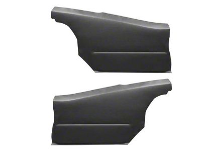 Deluxe Interior Rear Pre-Assembled Quarter Panels (68-69 Camaro Coupe w/ Fold-Down Rear Seat)