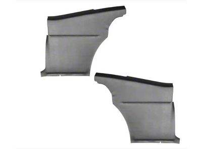 Deluxe Interior Rear Pre-Assembled Quarter Panels (68-69 Camaro Coupe w/ Fixed Rear Seat)