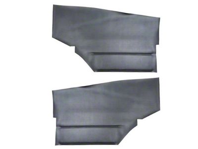 Deluxe Interior Rear Quarter Panels (68-69 Camaro Coupe w/ Fold-Down Rear Seat)
