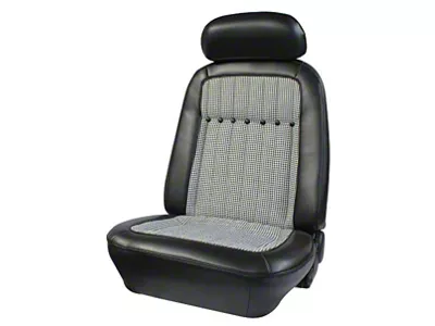 Deluxe OEM Reclining Bucket Seats with Houndstooth Inserts (1969 Camaro)