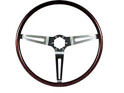 Deluxe Wood Steering Wheel, Simulated Rosewood (1969 Camaro)