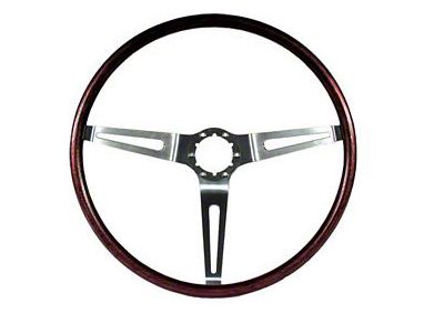 Camaro Deluxe Wood Steering Wheel, SIimulated Rosewood, 1969