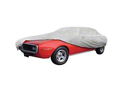 Diamond Fleece Indoor Car Cover; Gray (1968 Camaro)