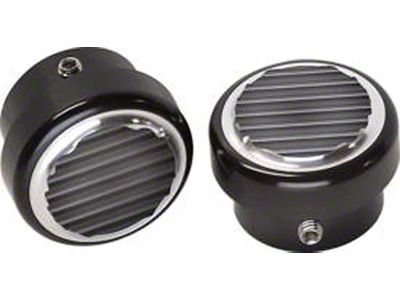 Camaro Dimmer Switch Cover, Black Anodized Aluminum, BilletSpecialties, 1967-1969