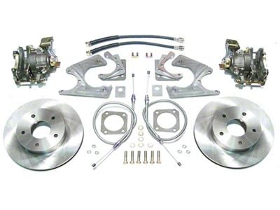 Camaro Rear Disc Brake Conversion Kit, For Cars With 10 Or 12 Bolt Differential & Without Staggered Shocks, 1967-1969
