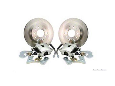 Camaro- Rear Disc Brake Conversion Kit, For Cars With Staggered Shocks And C-Clip Rear End, Drilled And Slotted Rotors, 1970-1977