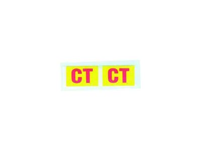 Camaro Disc Brake Decals, Code CT, Control Arm Splash Shield, All Engines, 1967
