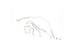 Camaro Disc Brake Line Set, Four Wheel, Standard Fittings, Stainless Steel 1990-1992