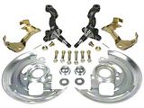 Camaro Disc Brake Spindle Kit, Stock Height, 1967-1969