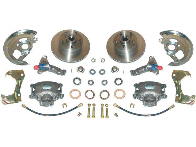 Camaro Disc Power Disc Brake Conversion Kit, Front, FactoryStyle,1969