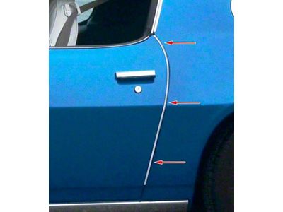 Door Edge Guard Moldings (70-81 Camaro)