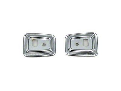 Camaro Door Grab Handle Mounting Bezels, Deluxe Interior, 1968-1969