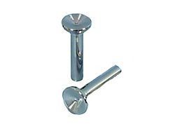 Door Lock Knobs, Chrome (1967 Camaro)
