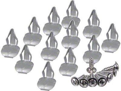 Camaro Door Panel Clip & Fastener Set, 1967-1969