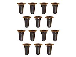 Door Panel Mounting Clips; Set of 14 (67-72 Firebird)