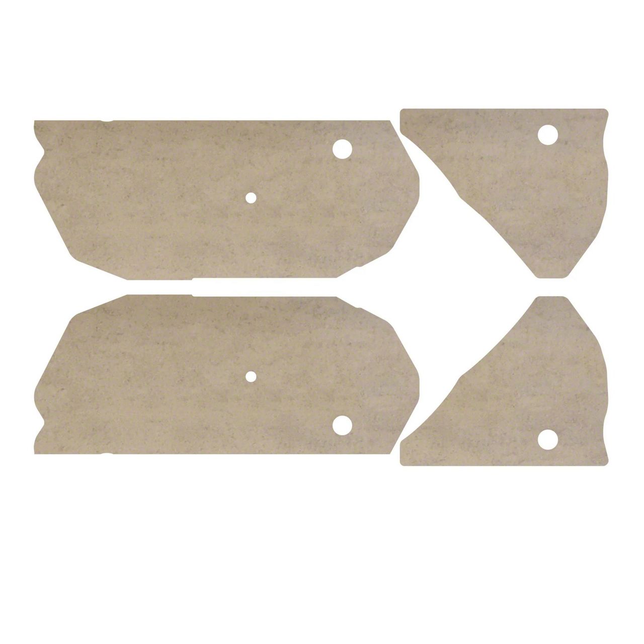 Ecklers Door Panel Watershield Set (1969 Camaro Coupe)