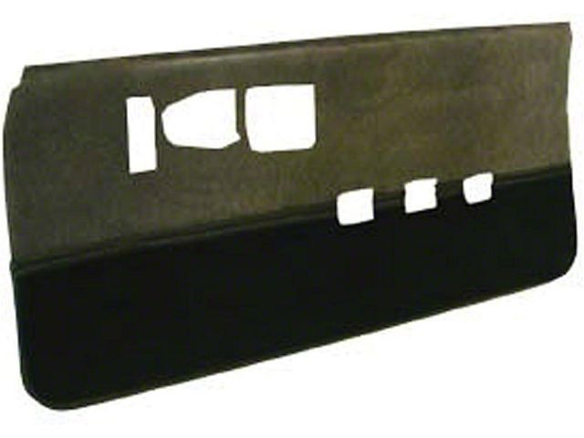 Ecklers Camaro Door Panels, Unassembled, Velour, With Cut
