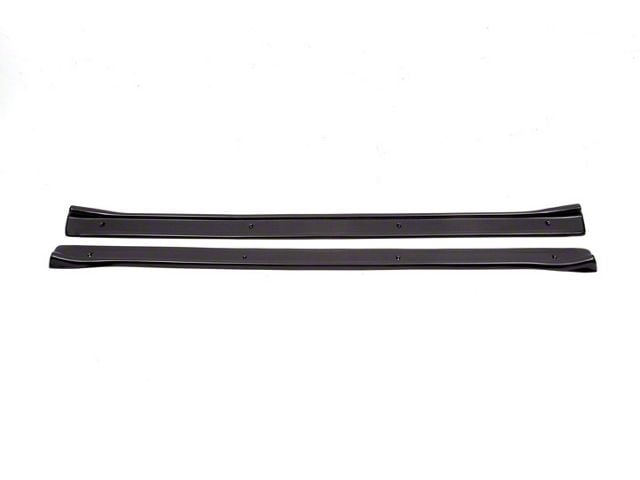 Camaro Door Sill Plates, Carbon Fiber Look, ABS, 1967-1969