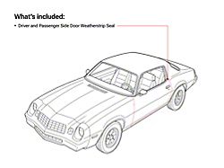 Door Weatherstrip Seal (70-81 Camaro)