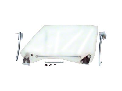 Door Window Glass Assembly; Driver Side (68-69 Camaro)