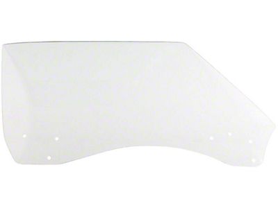 Camaro Door Window Glass, Clear, Coupe & Convertible, Right, 1968-1969