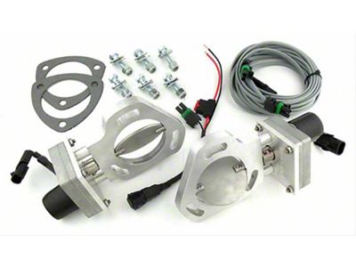 Camaro Dual Exhaust Electric Cutouts Kit, 3 OD, Pypes,
