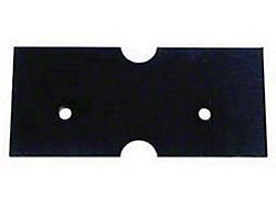 Dual Exhaust Hanger Mounting Plate,Left,Rear,1969