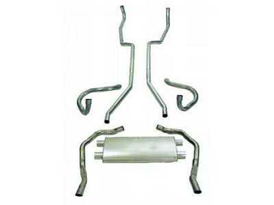 Camaro Dual Exhaust System, Small Block, 2-1/4, 1969